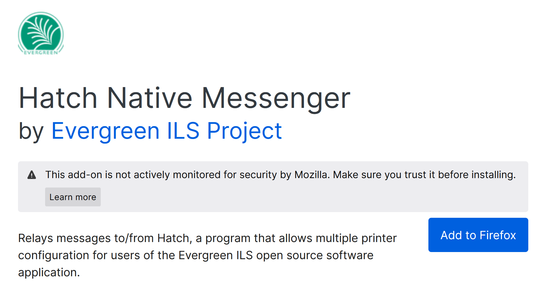 Adding Hatch Extension