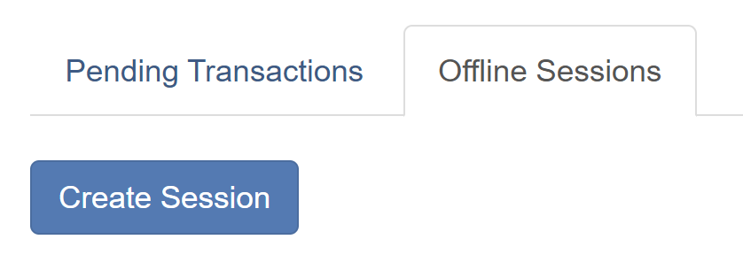 Create session button location