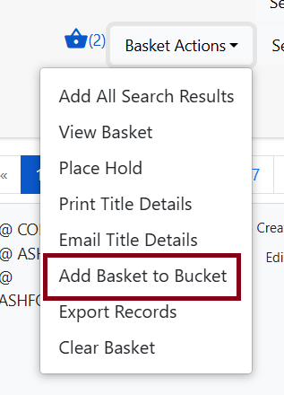 staff catalog view basket