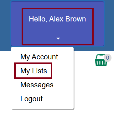 list button