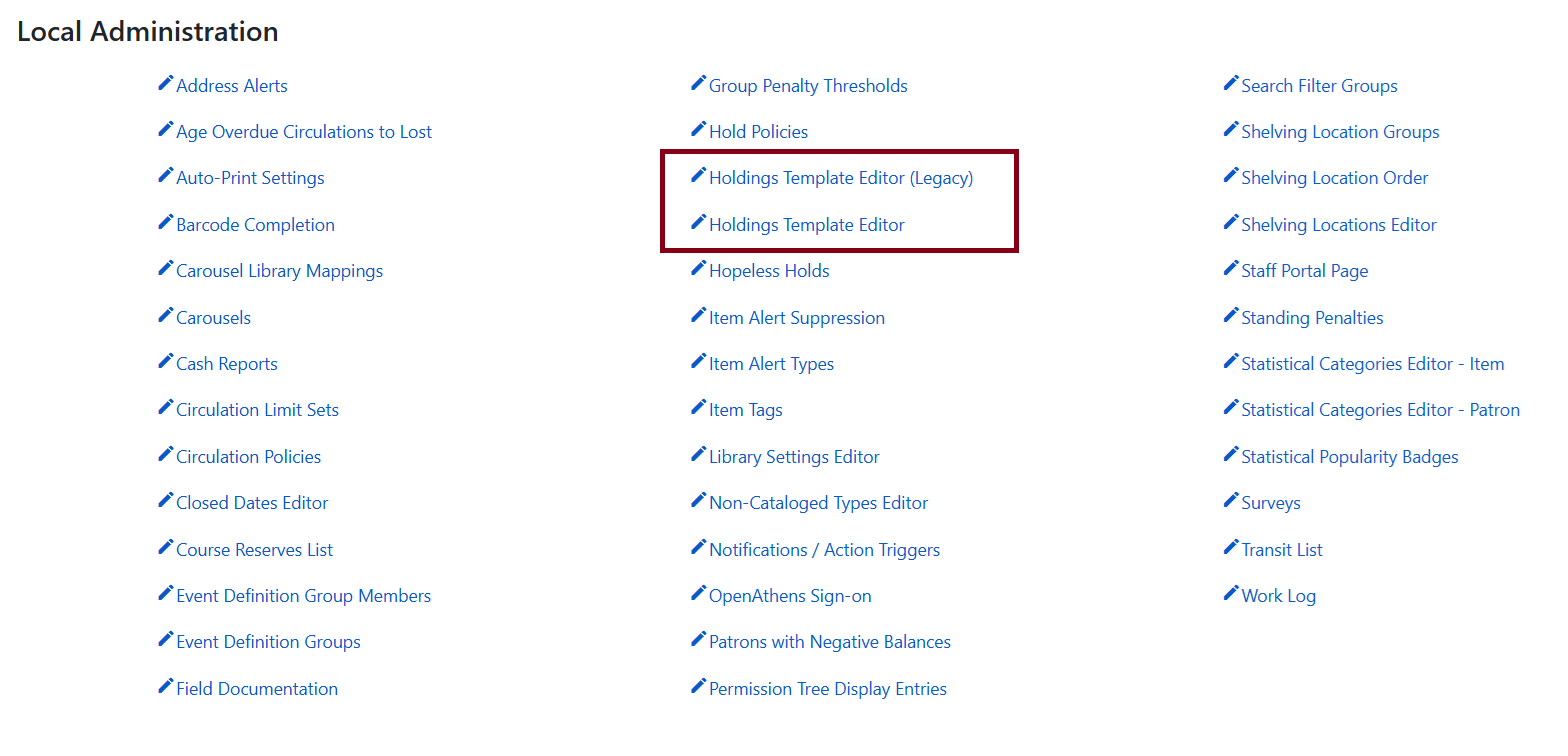 local admin holdings