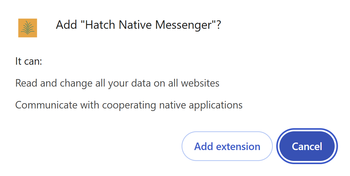 Chrome Extension Confirmation Dialog