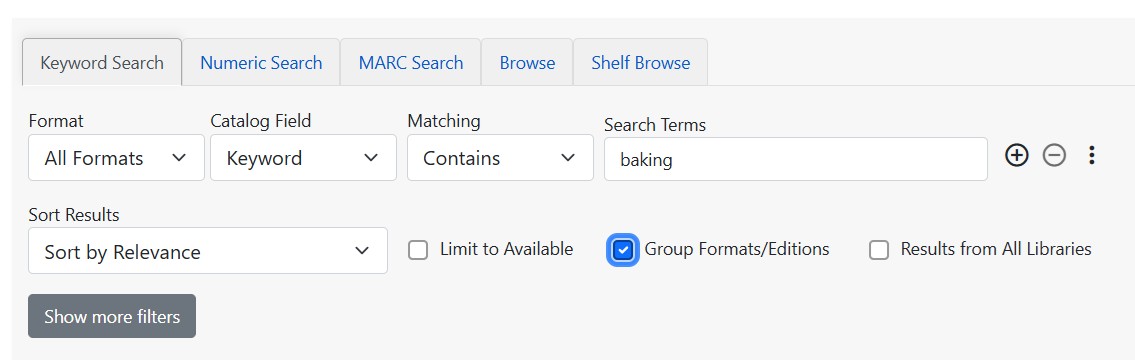 group format editions