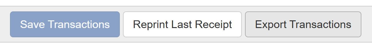 Export transactions button location