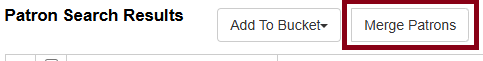 patrons merge button