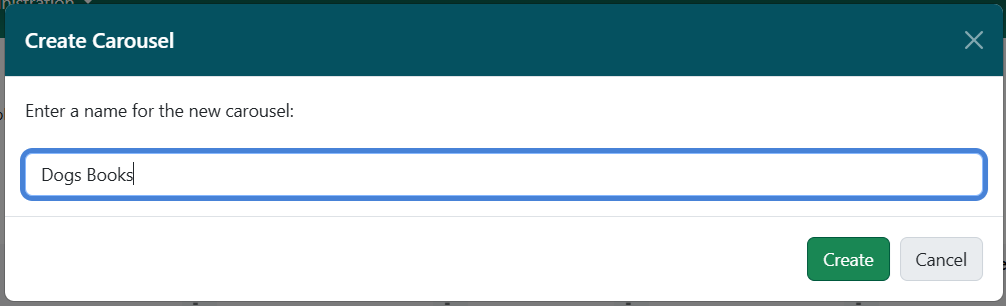 carousel prompt bucket