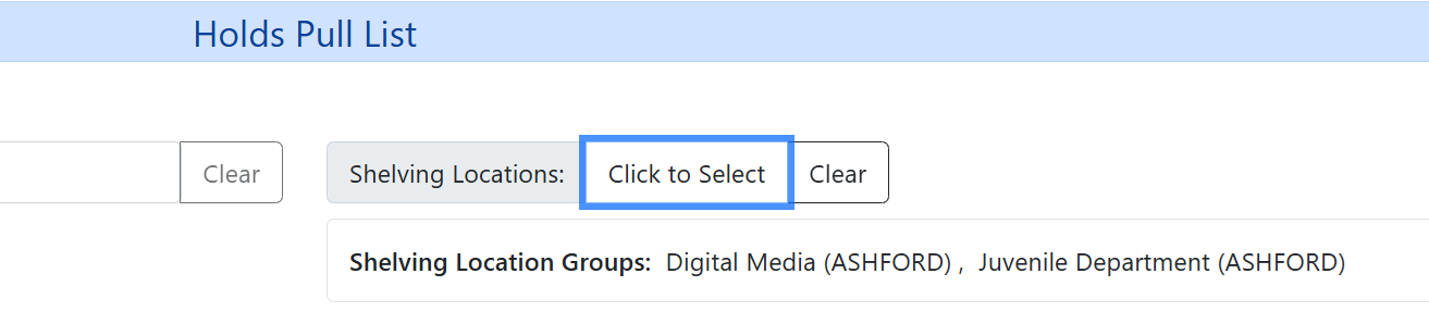 pull list filter applied