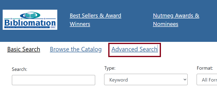 advanced search link