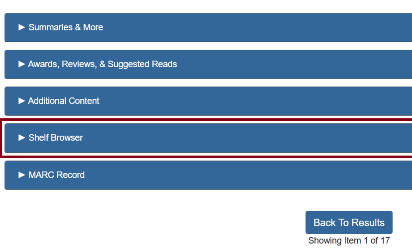 shelf browser option