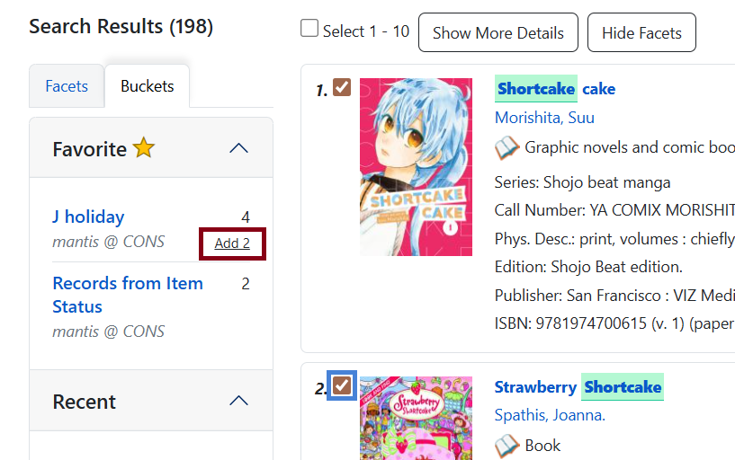 add selected