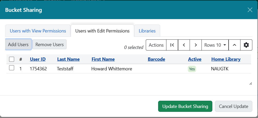 manage users