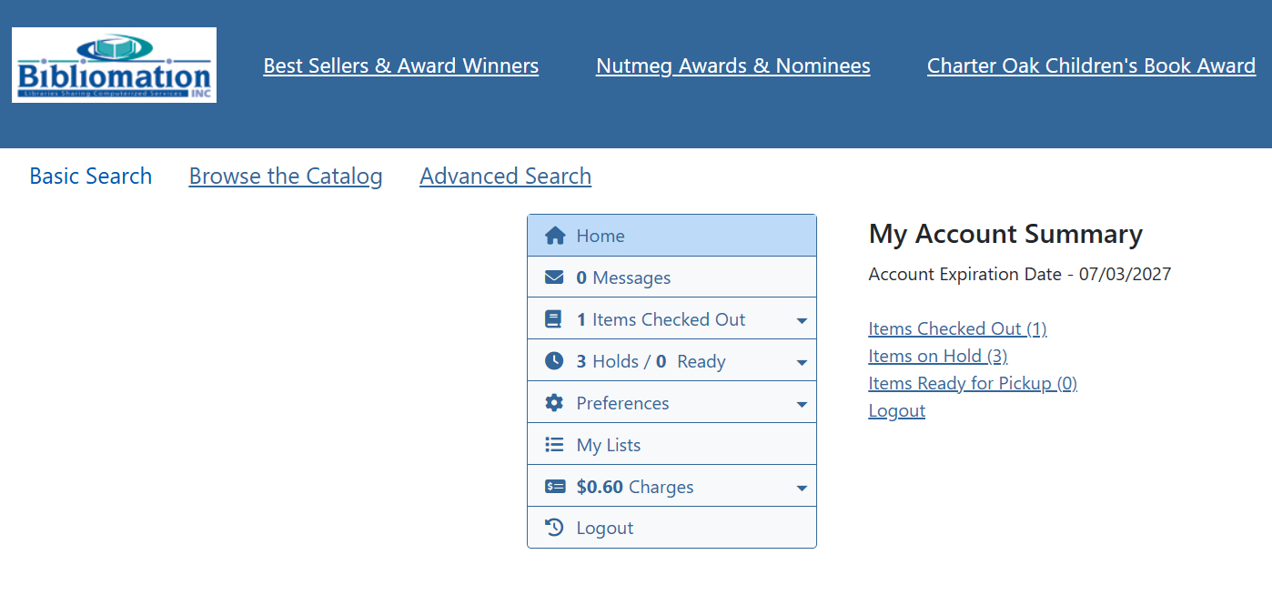 no basic search