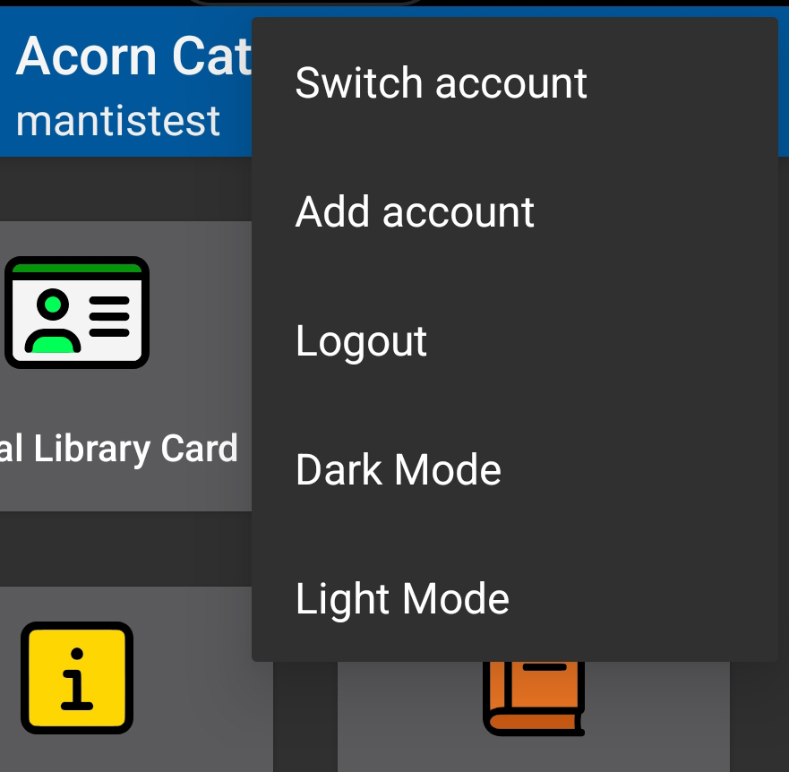 Android 3-dot menu
