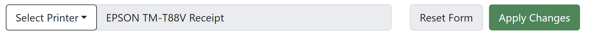 Printer Selection in Hatch Settings