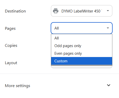chrome custom pages