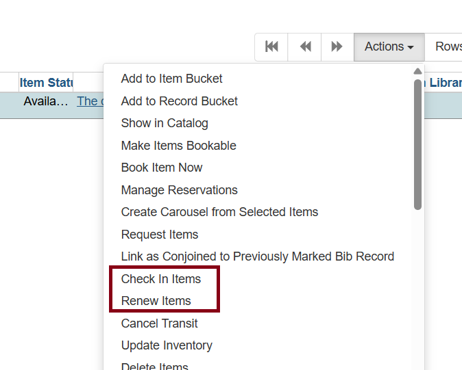 checkin renew