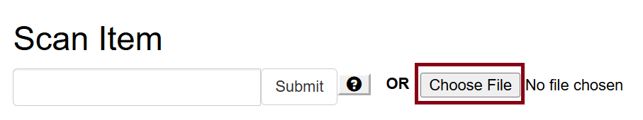 choose file