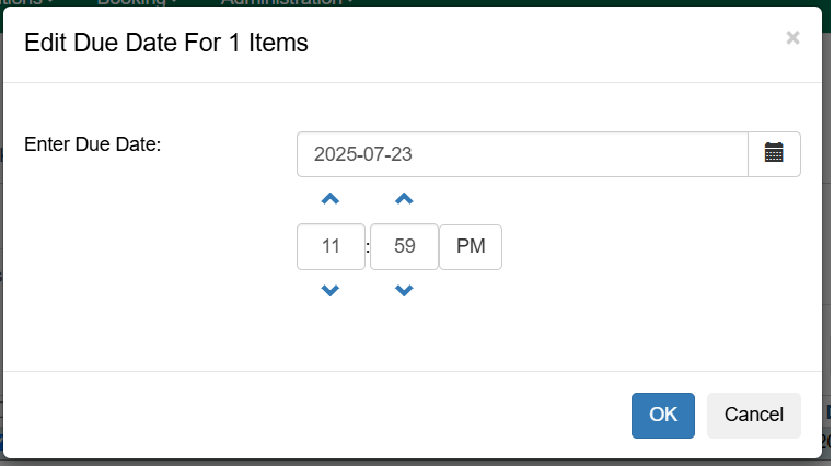 due date form