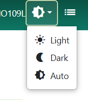 dark mode options