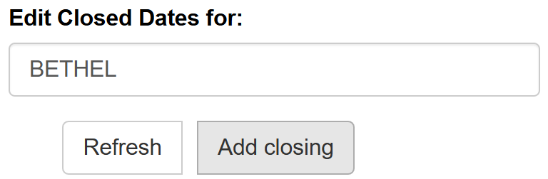 Add Closing Button