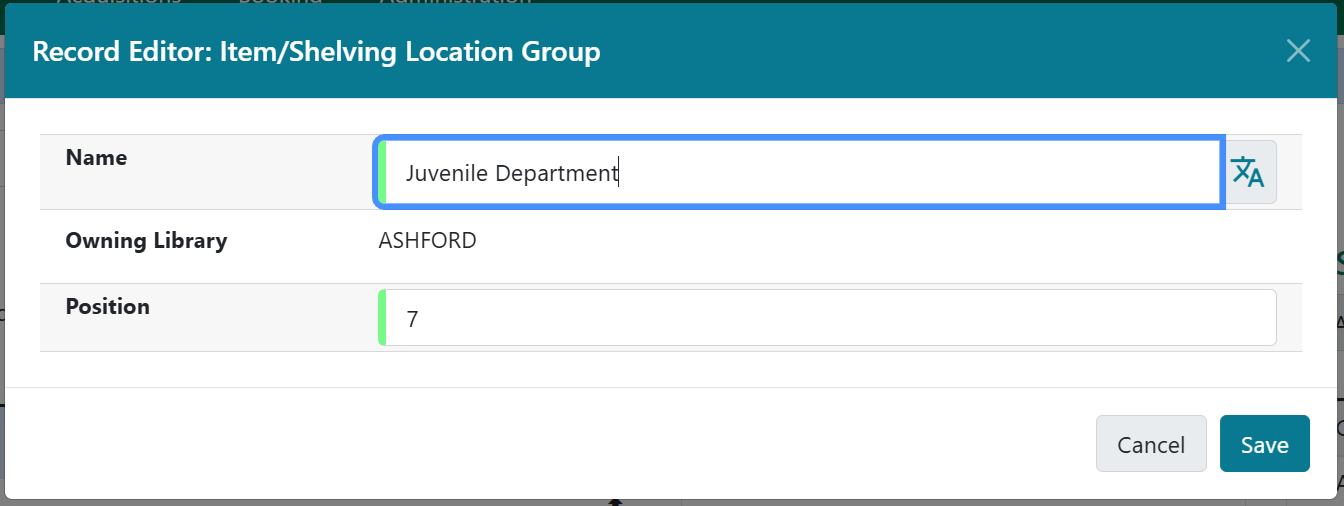 new group form