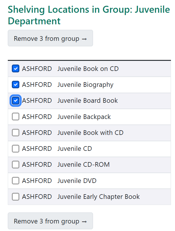 remove button