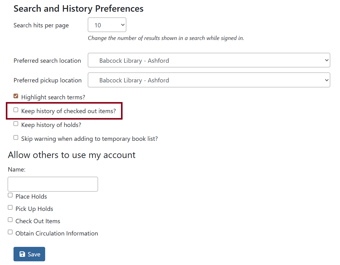 enroll history
