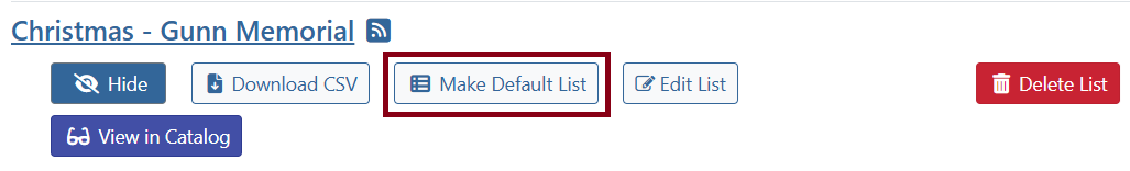 make default