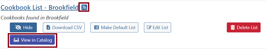 rss view catalog