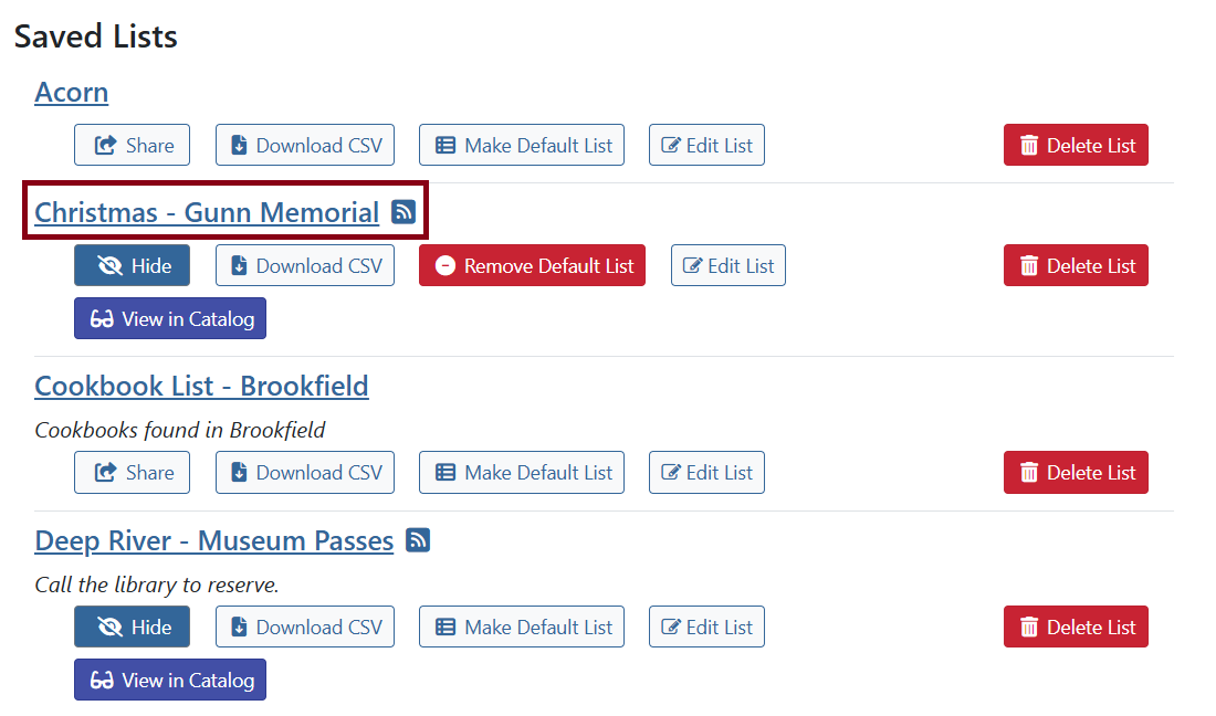 view list