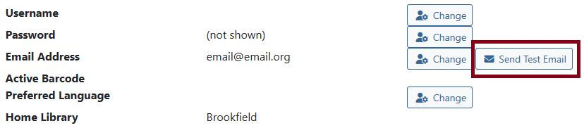 test email