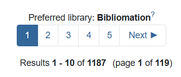 result pages