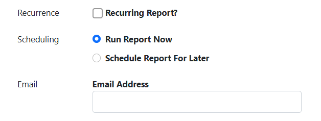 recurring schedule
