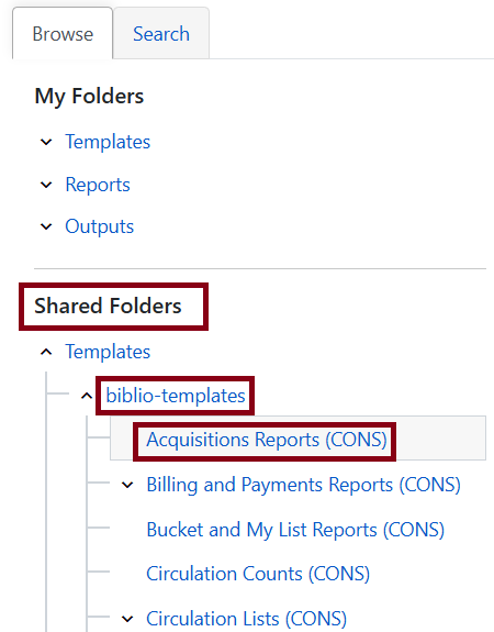 shared folders