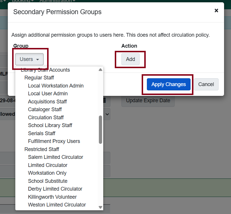 create staff example 3